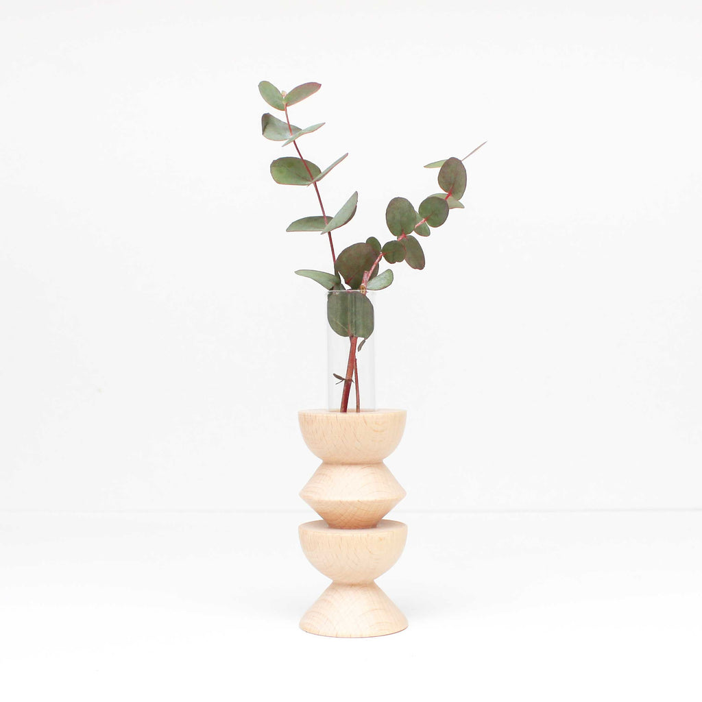 Vase en bois Totem - Moyen N° 3