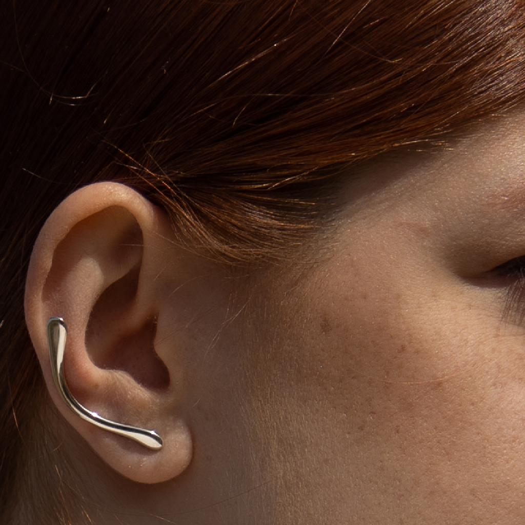 Boomerang Earring Silver