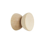 Geometric Beech Wood Wall Mounted Coat Hook / Knob