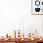 Bougeoir en bois Totem - Taille M N° 2