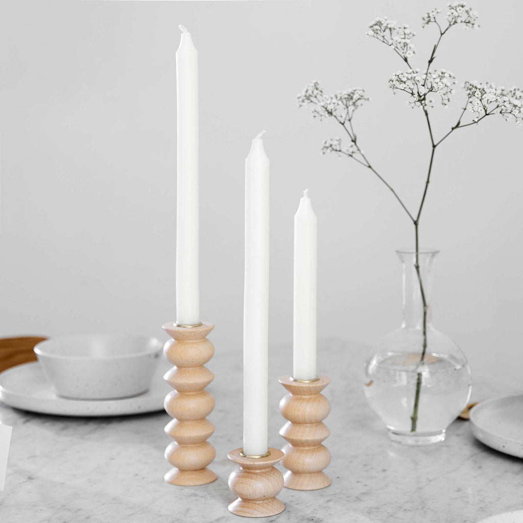 Chandelier Totem en bois - Grand Nº 5