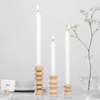 Totem Wooden Candle Holder - Short Nº 3