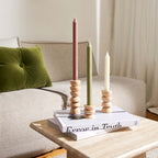 Chandelier Totem en Bois - Grand N° 4