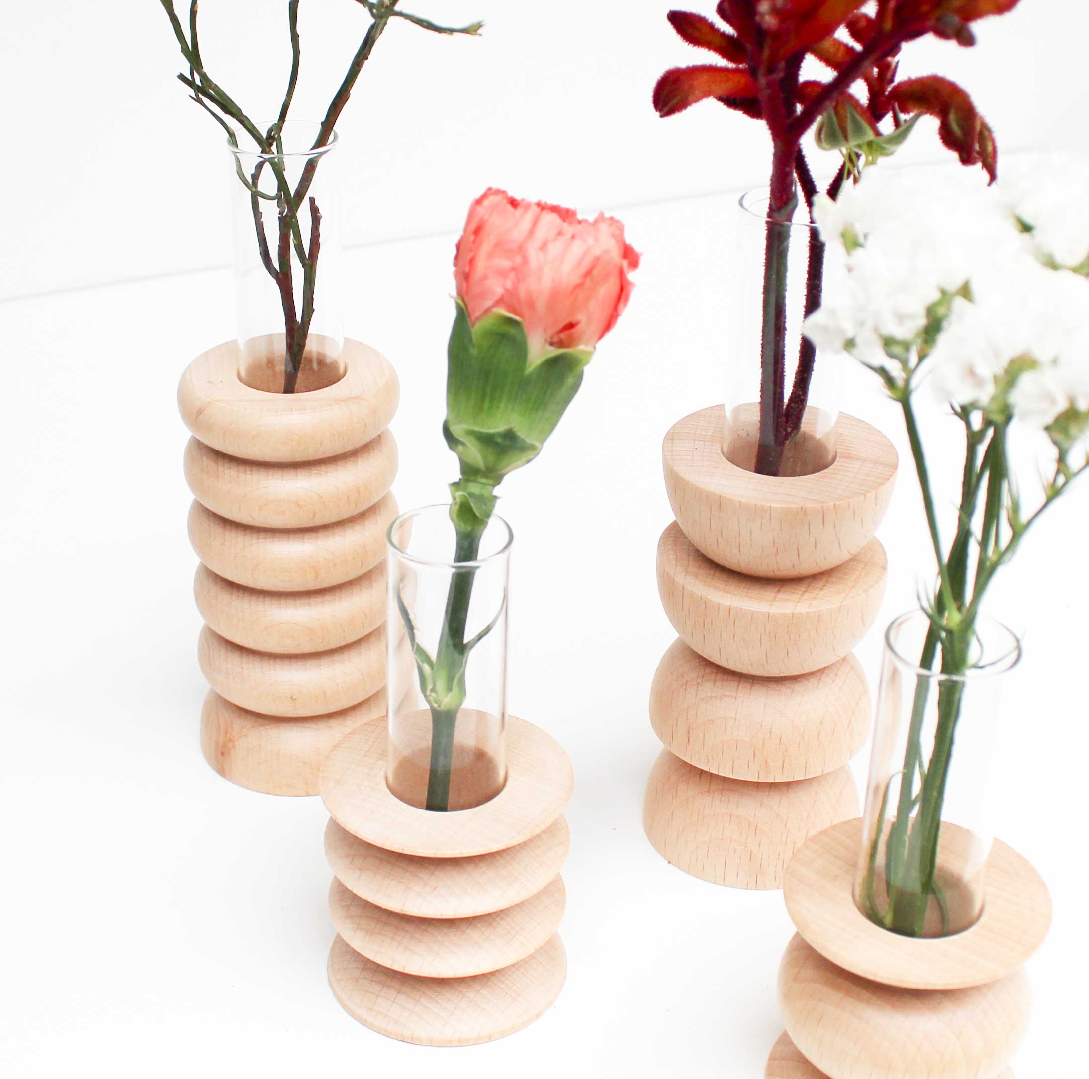 Totem Wooden Vase - Medium Nº 1