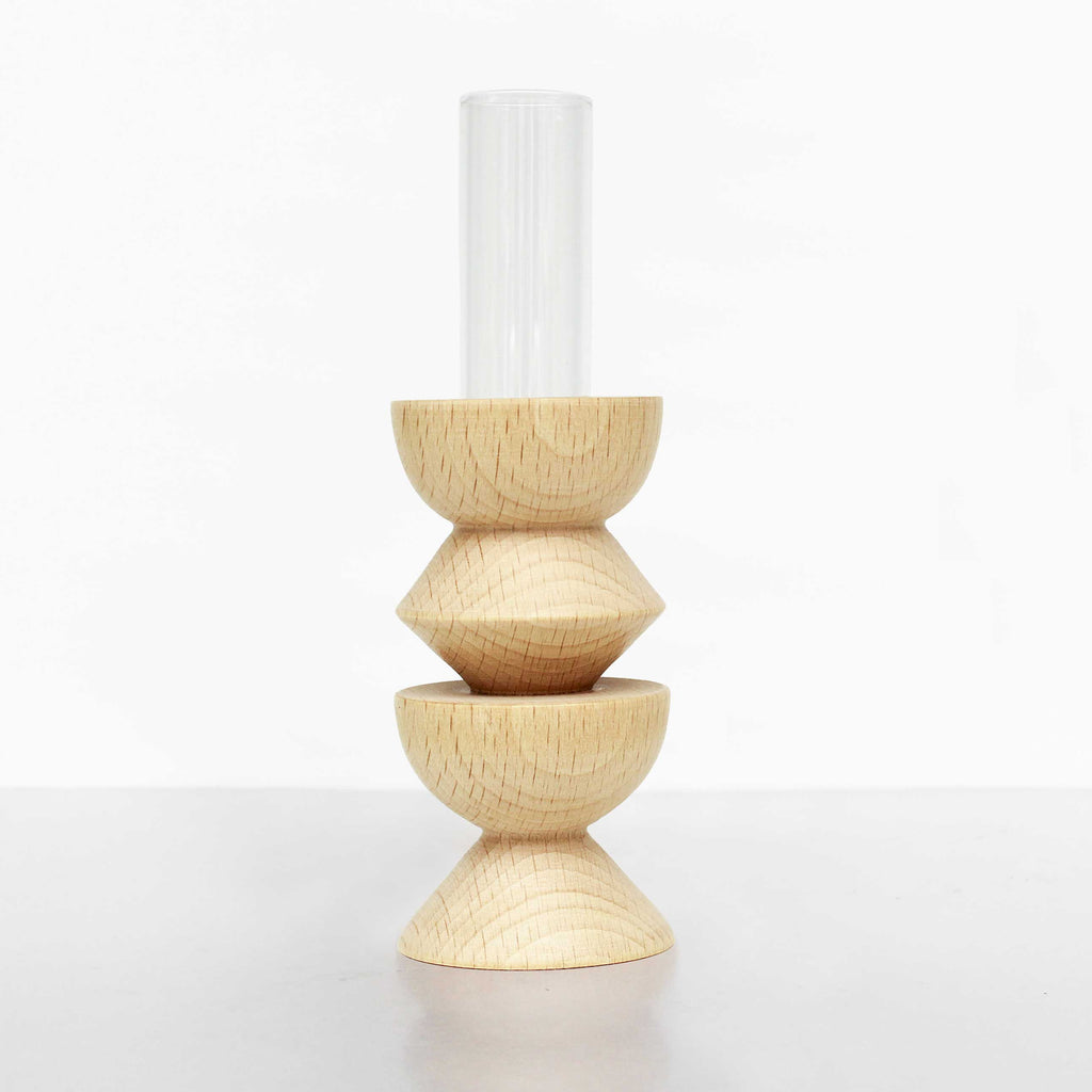 Vase en bois Totem - Moyen N° 3
